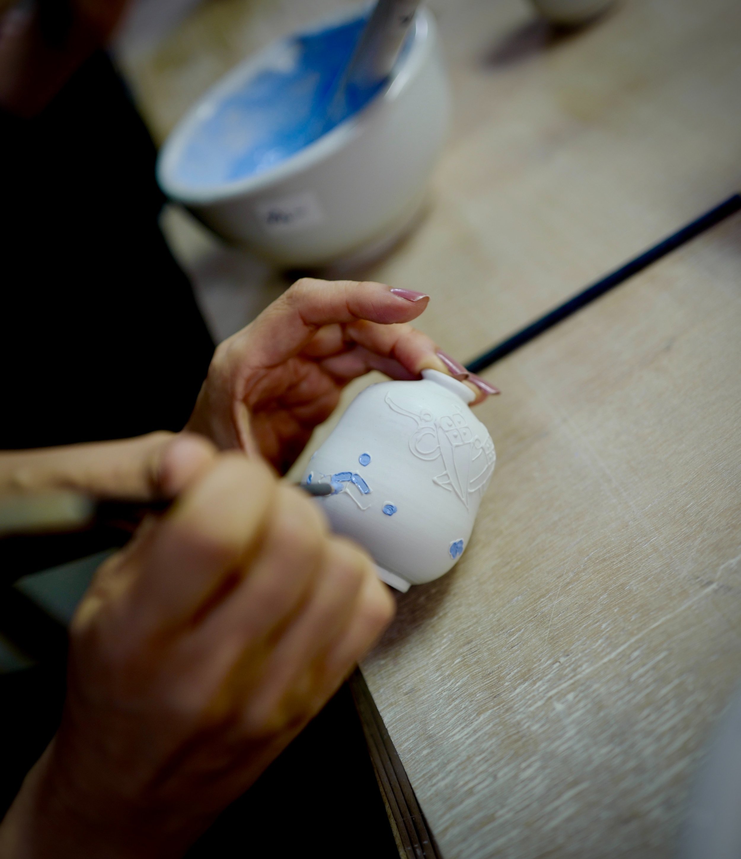 Give It A Try: Pottery Painting Happy Hour