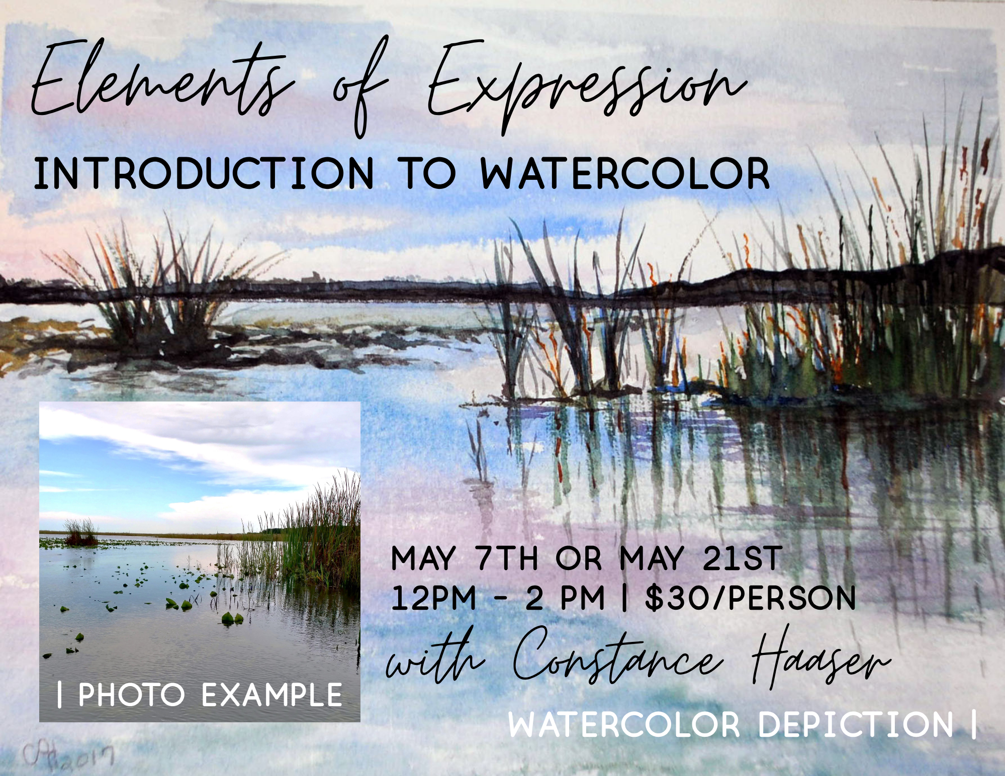 Elements of Expression: Introduction to Watercolor with Constance Haaser
