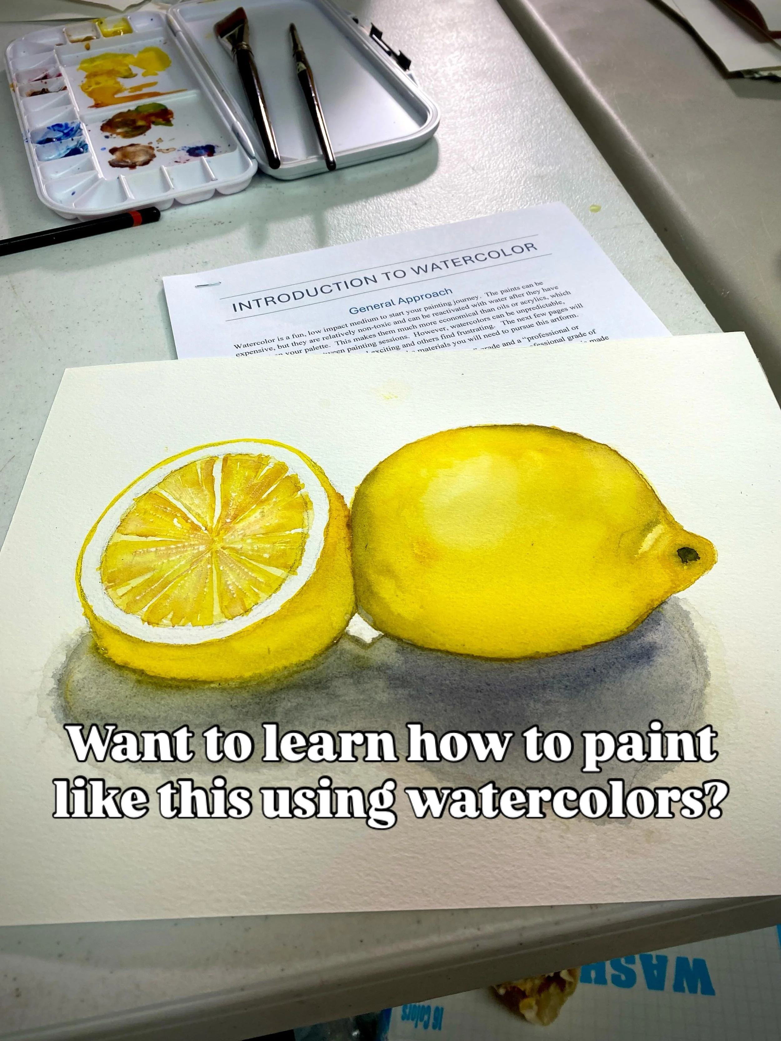 Introduction to Watercolors with Constance Haaser
