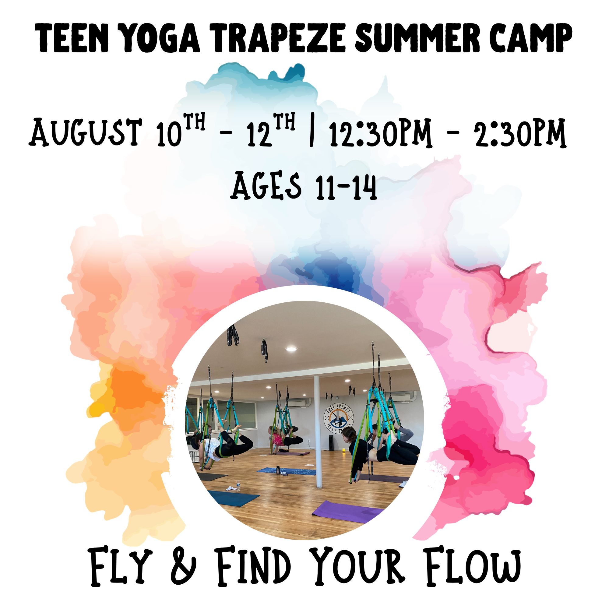 Teen Yoga Trapeze Summer Camp: Fly & Find Your Flow