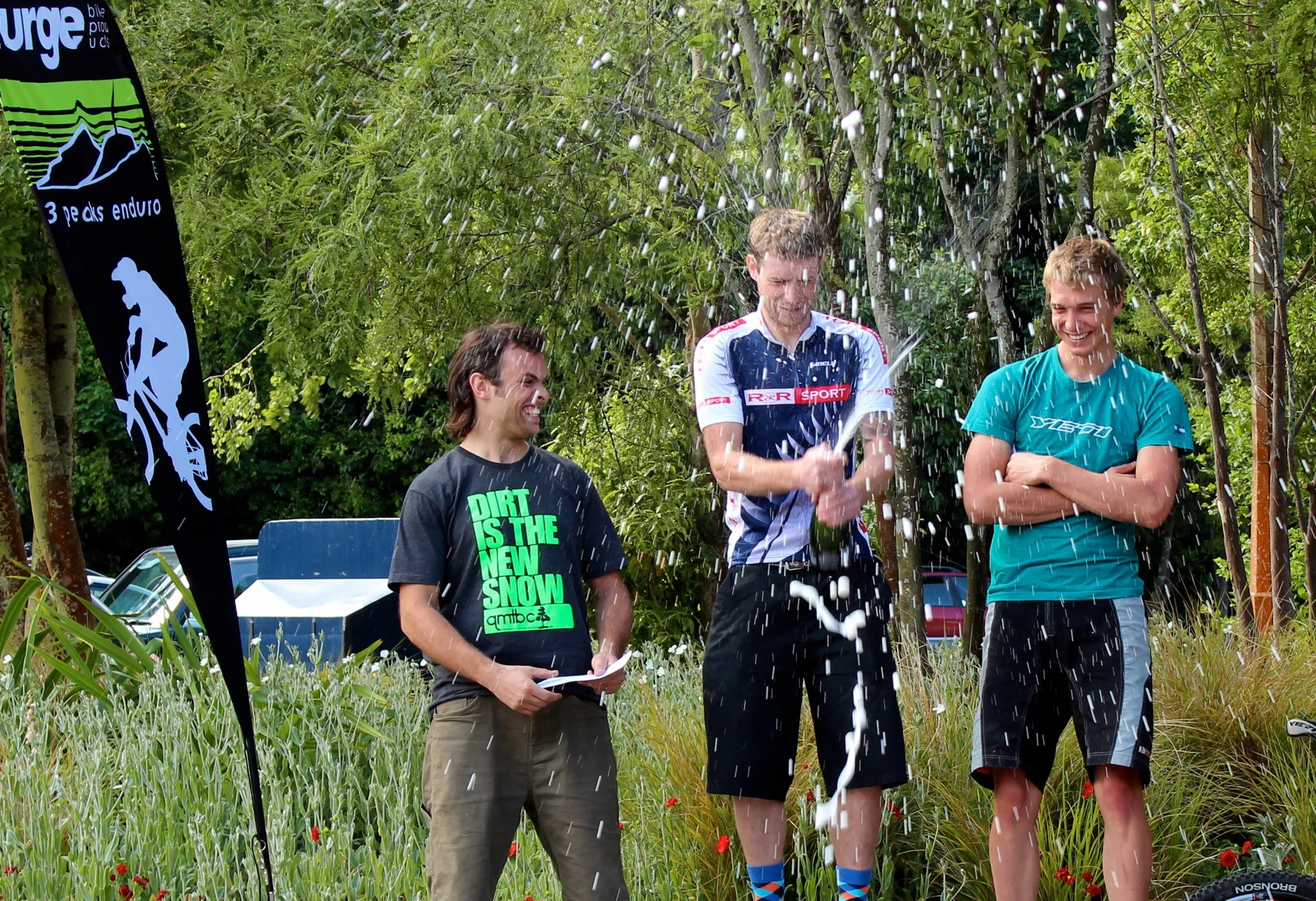 Tom Lamb took out the inaugural mens race ahead of Sam Shaw Thing.