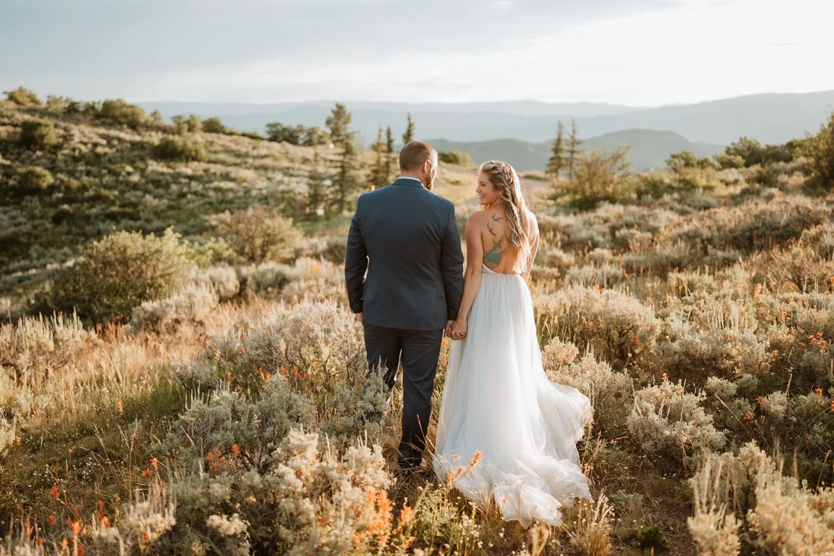 Sara and Bobby's Hiking Elopement in Aspen