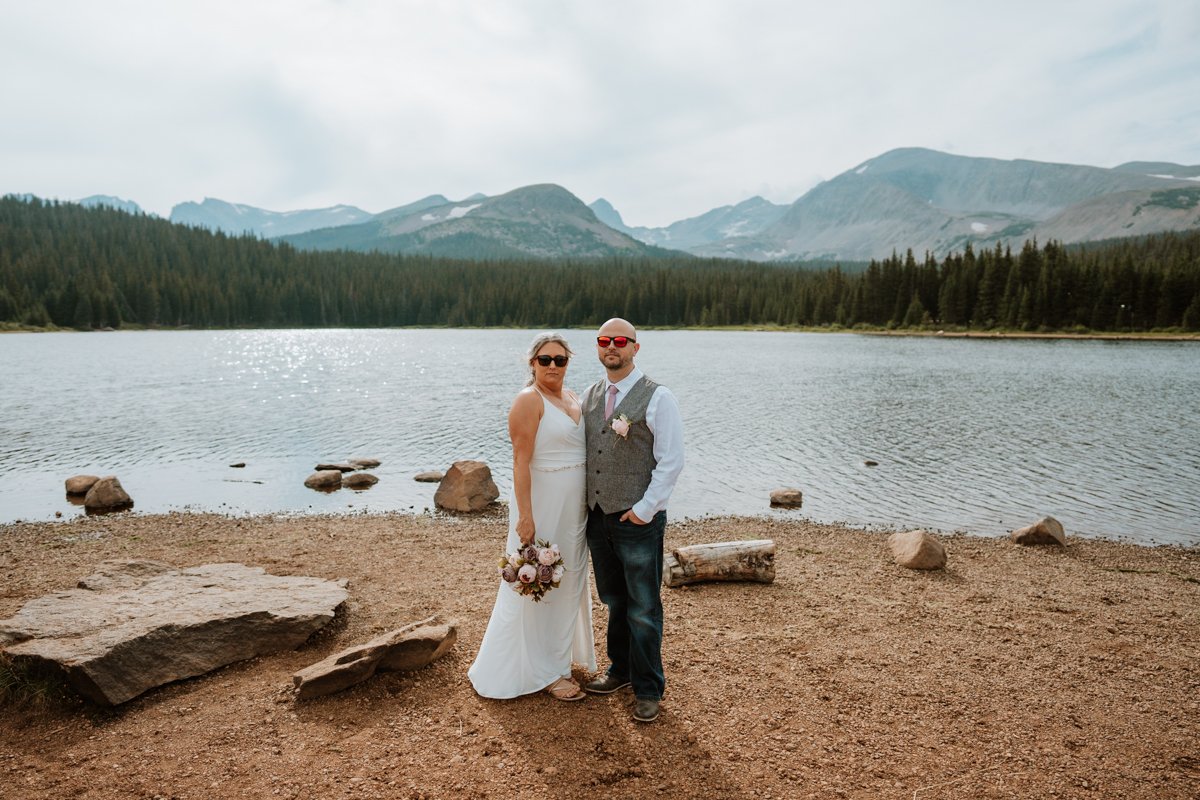 Jill and Sam's Intimate Wedding at Brainard Lake