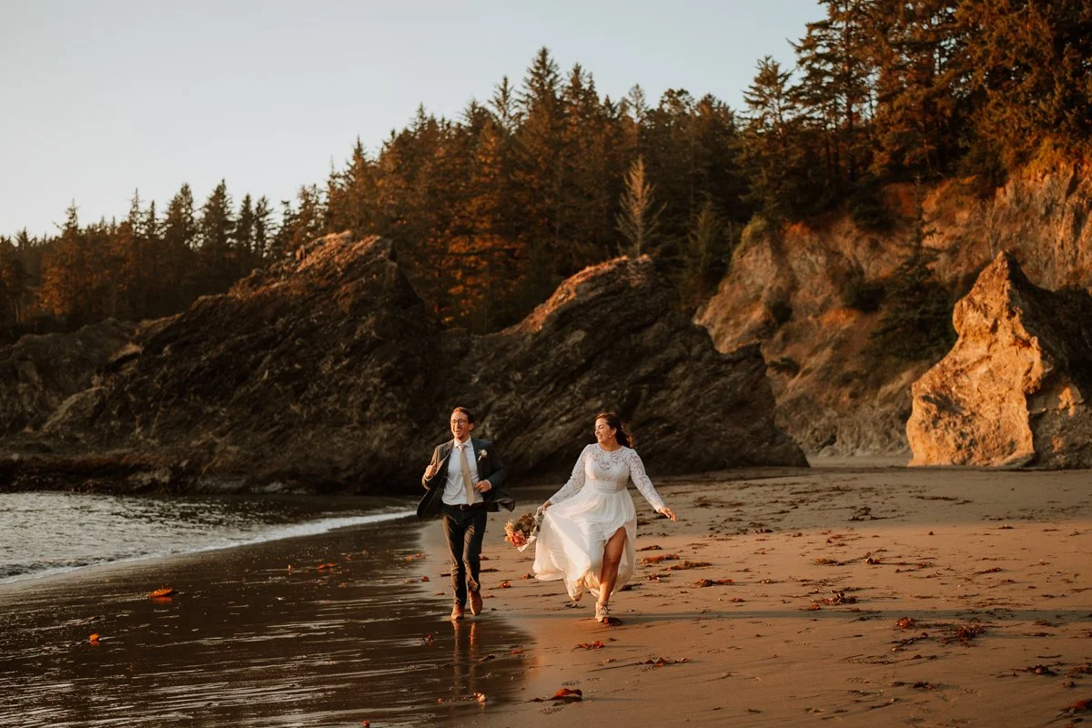 Emily and Chris Southern Oregon Coast Elopement