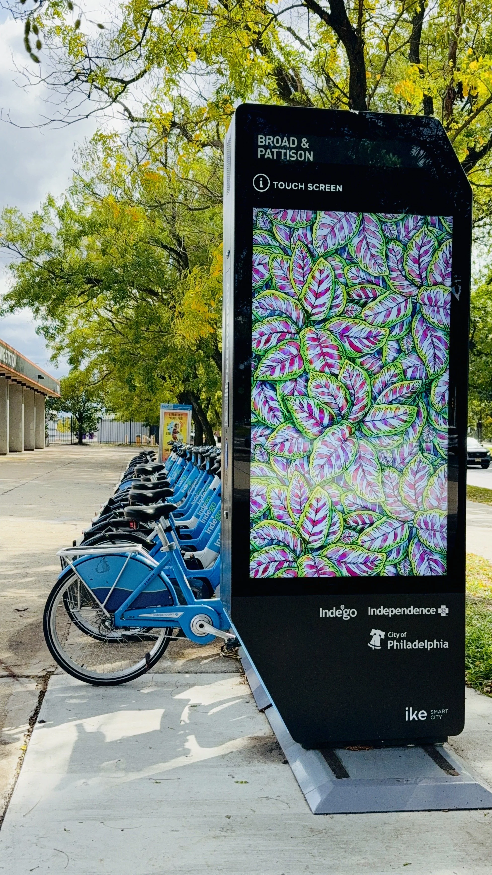 Indego IKE Kiosk (located at Broad and Pattinson)