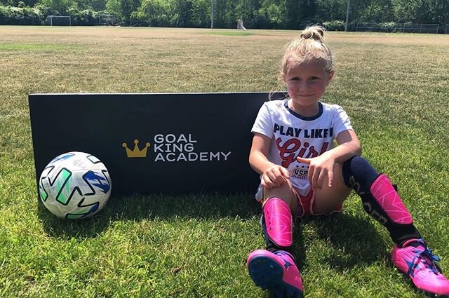 Stella scored a bunch of goals in the 90 degree heat today!! A little warm weather isn&rsquo;t gonna stop her from working on her skills. #soccer #playlikeagirl #soccerskills #soccerlife #soccergirls #soccertraining