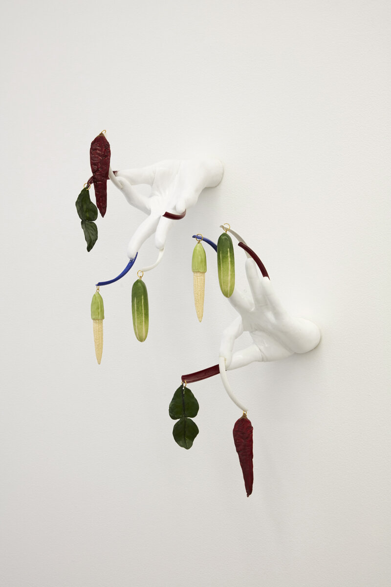 Nathan Beard,  White Gilt 2.0 , 2020, installation view (detail), Firstdraft. Photo: Zan Wimberley