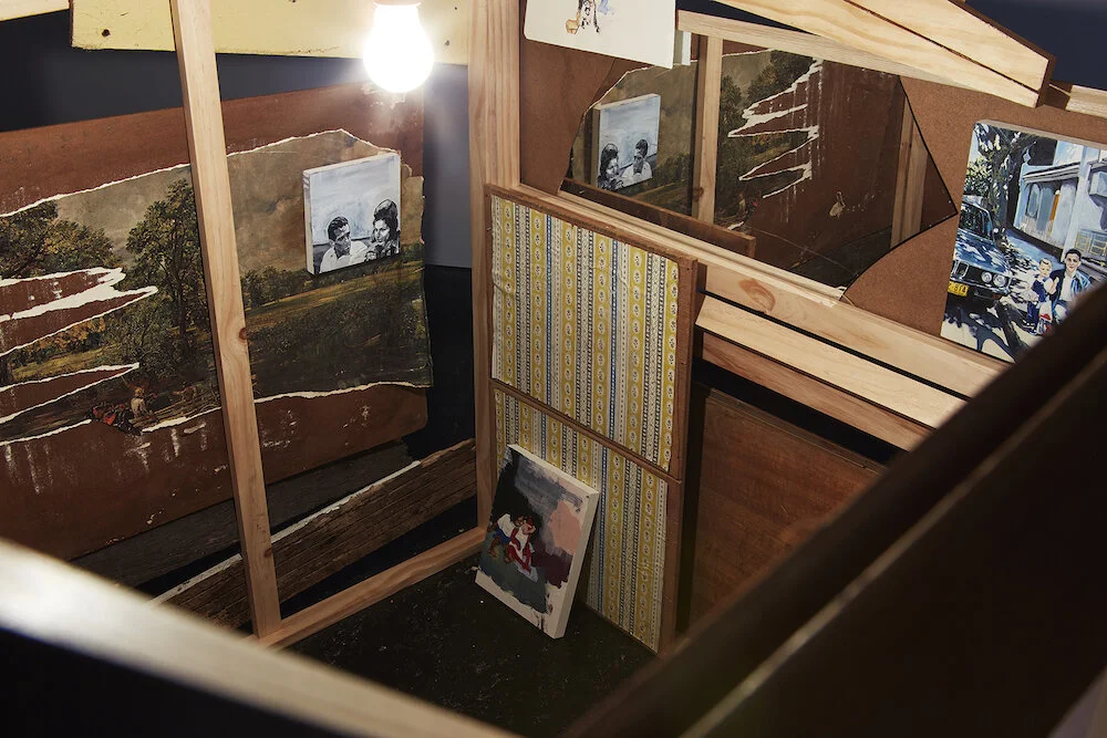 Thea Perkins,  History House , 2018, installation view, Firstdraft. Photo: Zan Wimberley