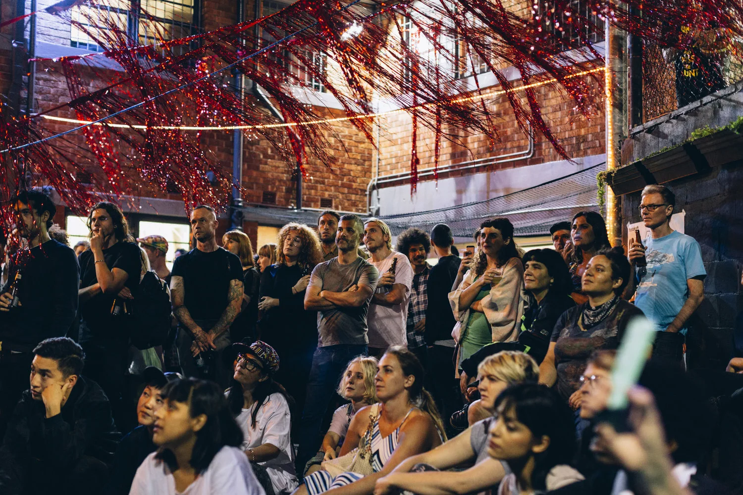 Event image from  OUROBOROS: The End is the Beginning is the End , 2015, live night curated by Justin Shoulder,   Firstdraft.