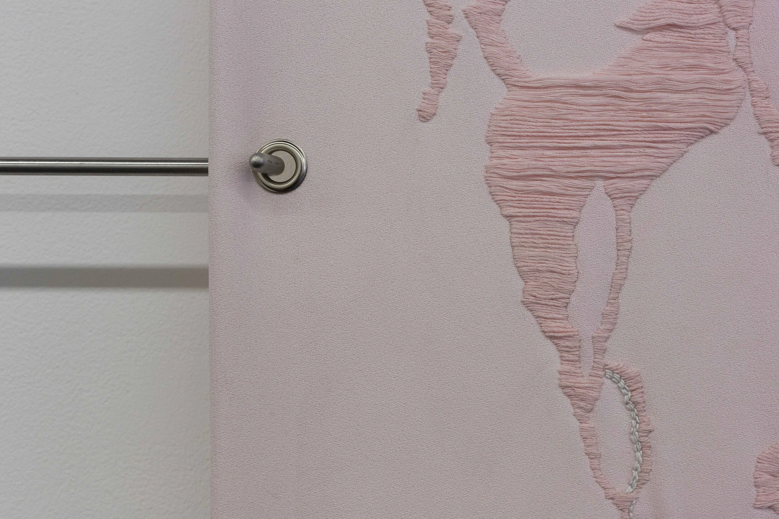 Kate Bohunnis,  this soft machine , 2020, stainless steel, latex, velvet, faux fur, chiffon, cotton thread,  dimensions variable, installation view (detail), Firstdraft. Photo: Jessica Maurer. Courtesy the artist.