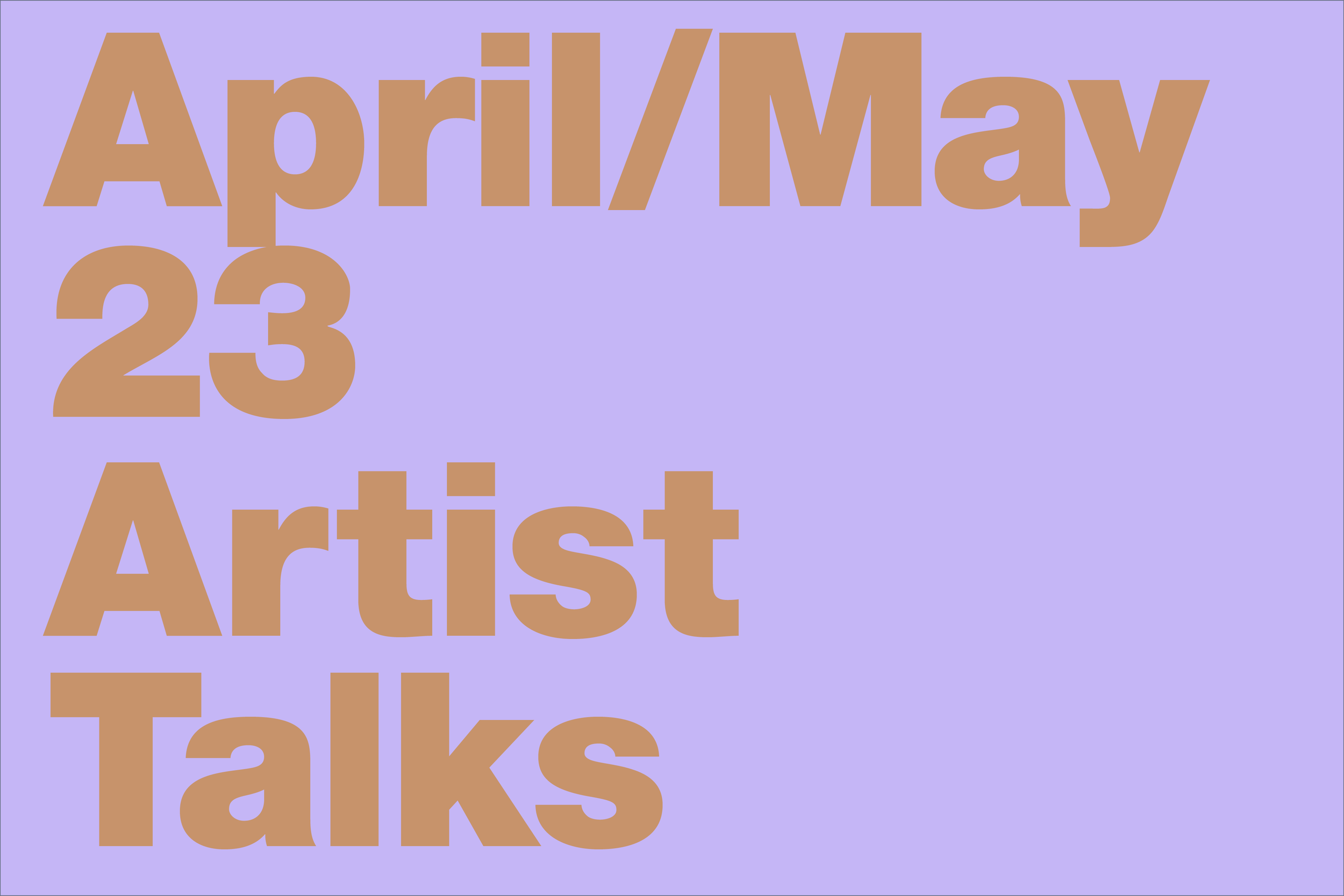 Artist Talks