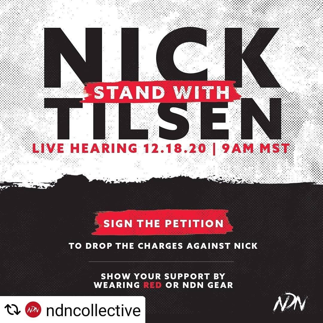 #repost from @ndncollective
.
. For my birthday, don't send protesters to prison for 17 years please.
.
.Link in the bio.
.
. #landback #nicktils #mountrushmore #rapidcity #christmas2020 #christmasshopping #wheinachten #bts
