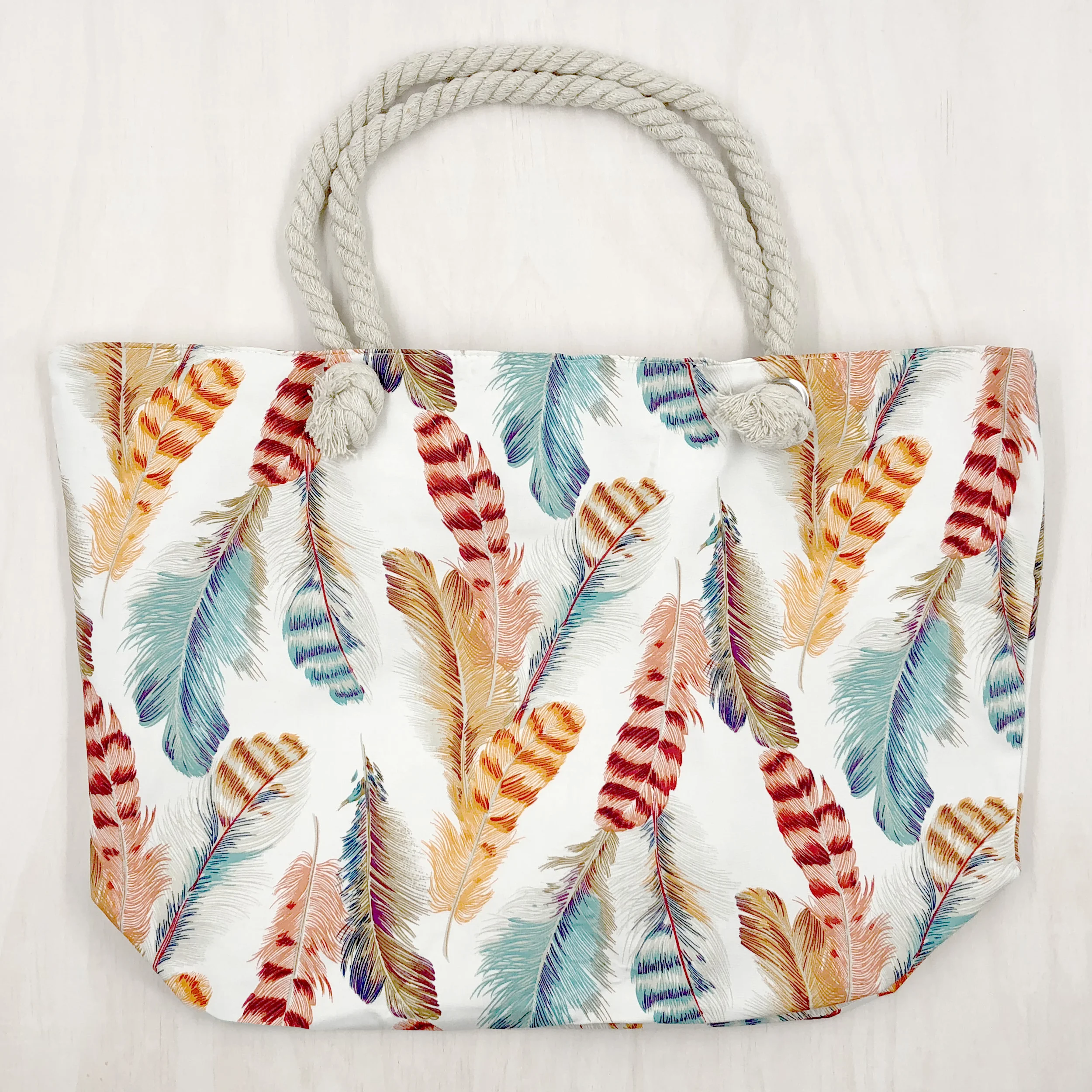 Feather Beach Bag