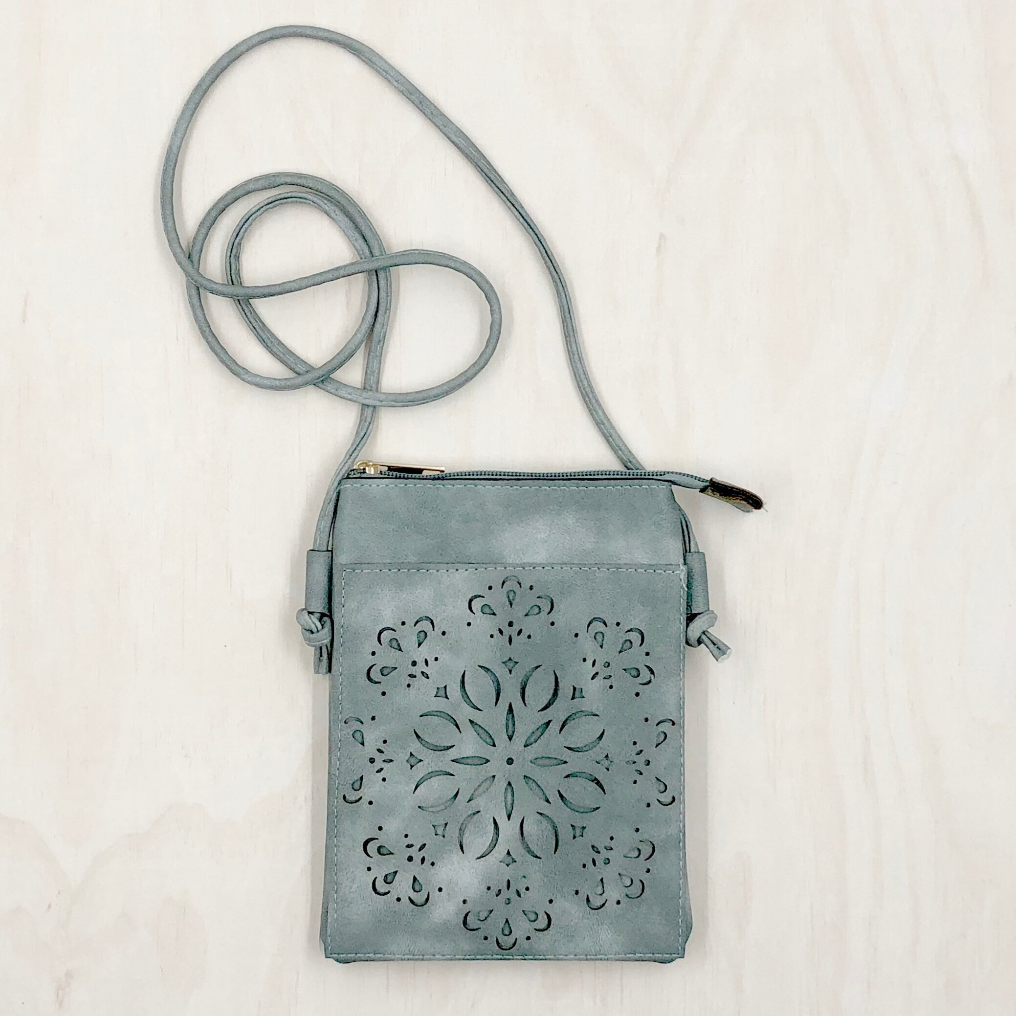 Teal PU Leather Handbag