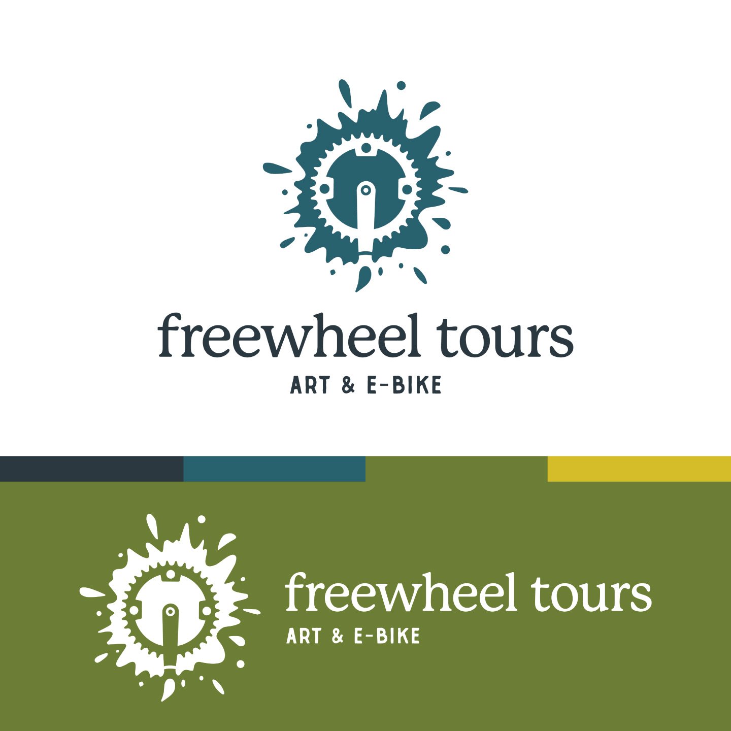 Freewheel Tours logo design