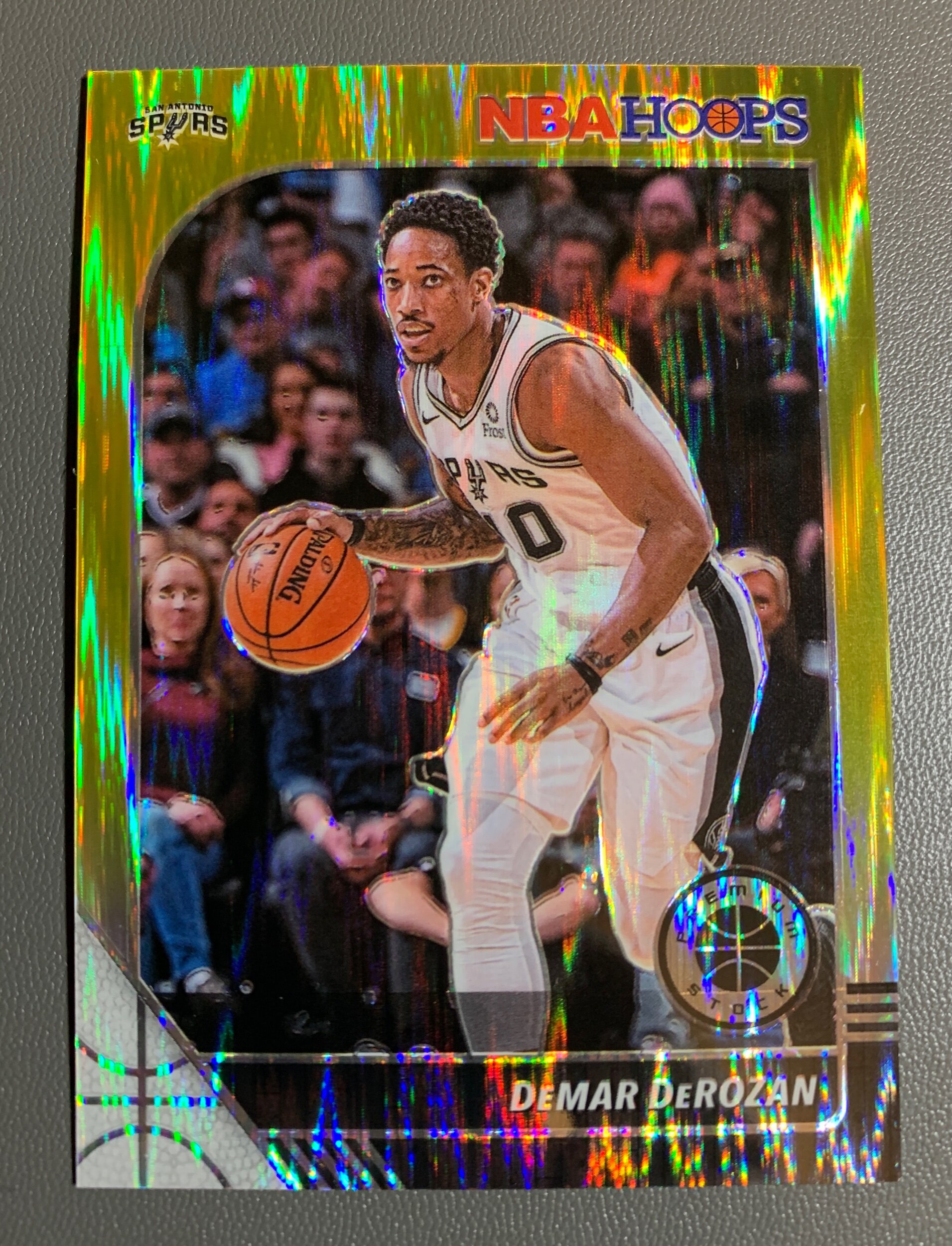 Here’s a Gold Flash DeRozan. Dude lives at the free throw line. Surprised they caught a photo of him somewhere else on the court.
