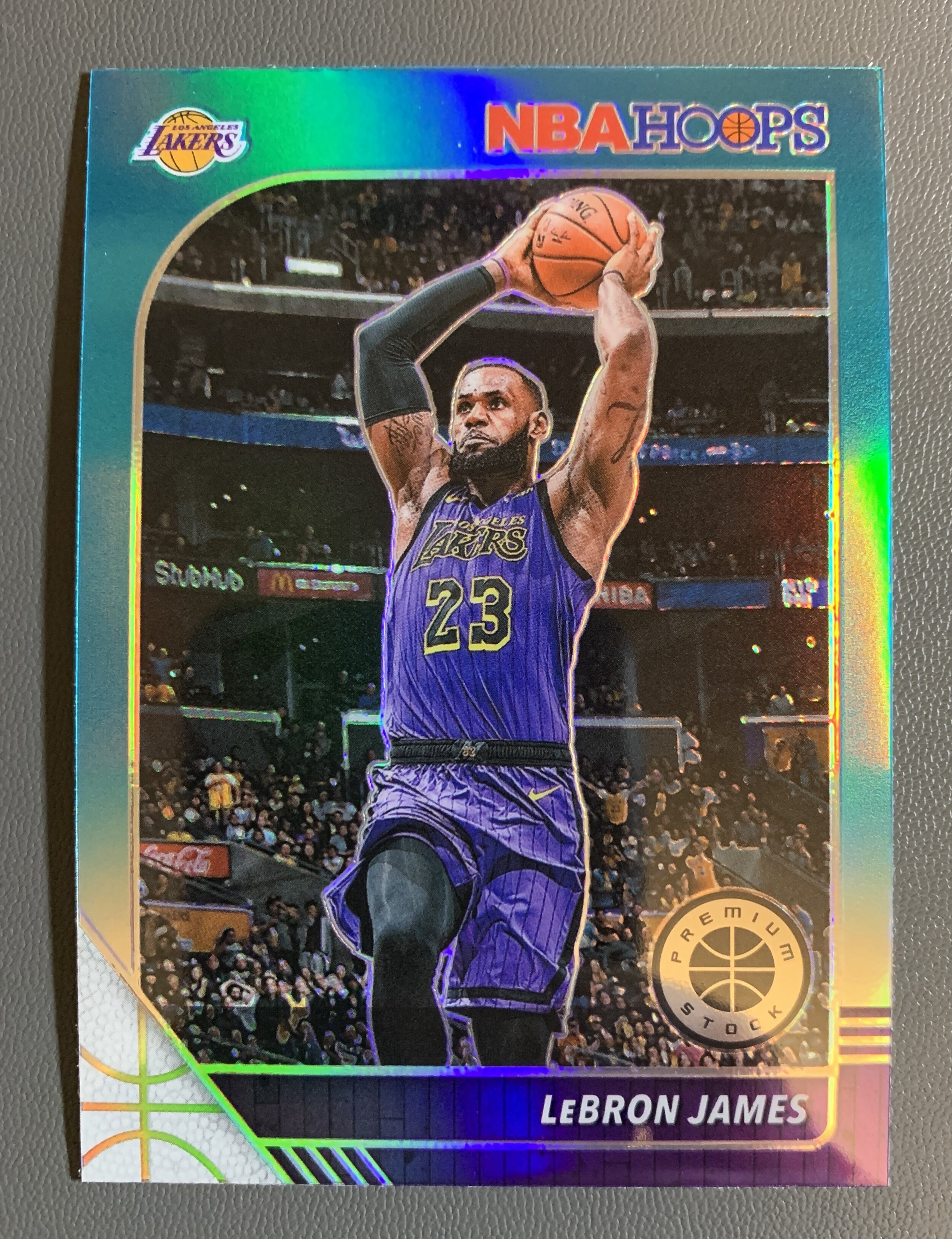 LeBron, making his second appearance in this post, looking good in Teal. Although the color looks a bit green here, don’t mistake Teal Prizms for Green Prizms. There’s a substantial difference in print run.