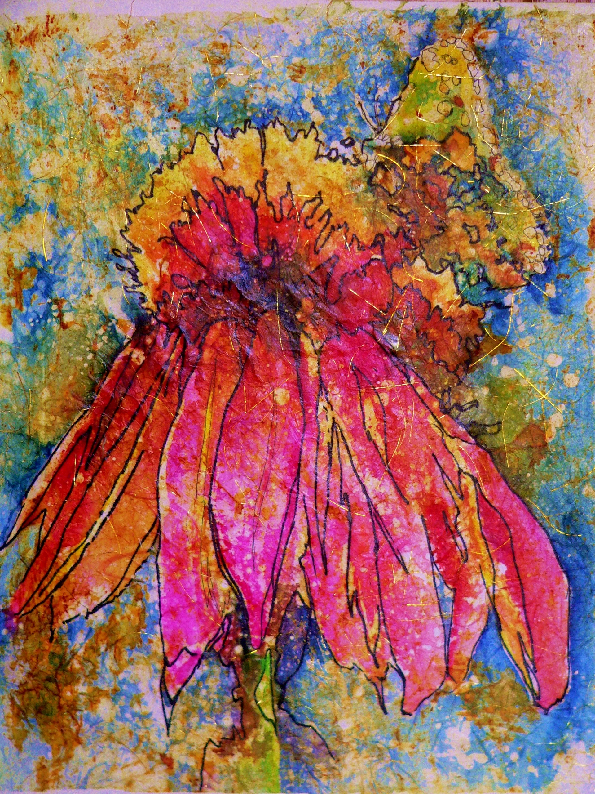 batik coneflower.JPG