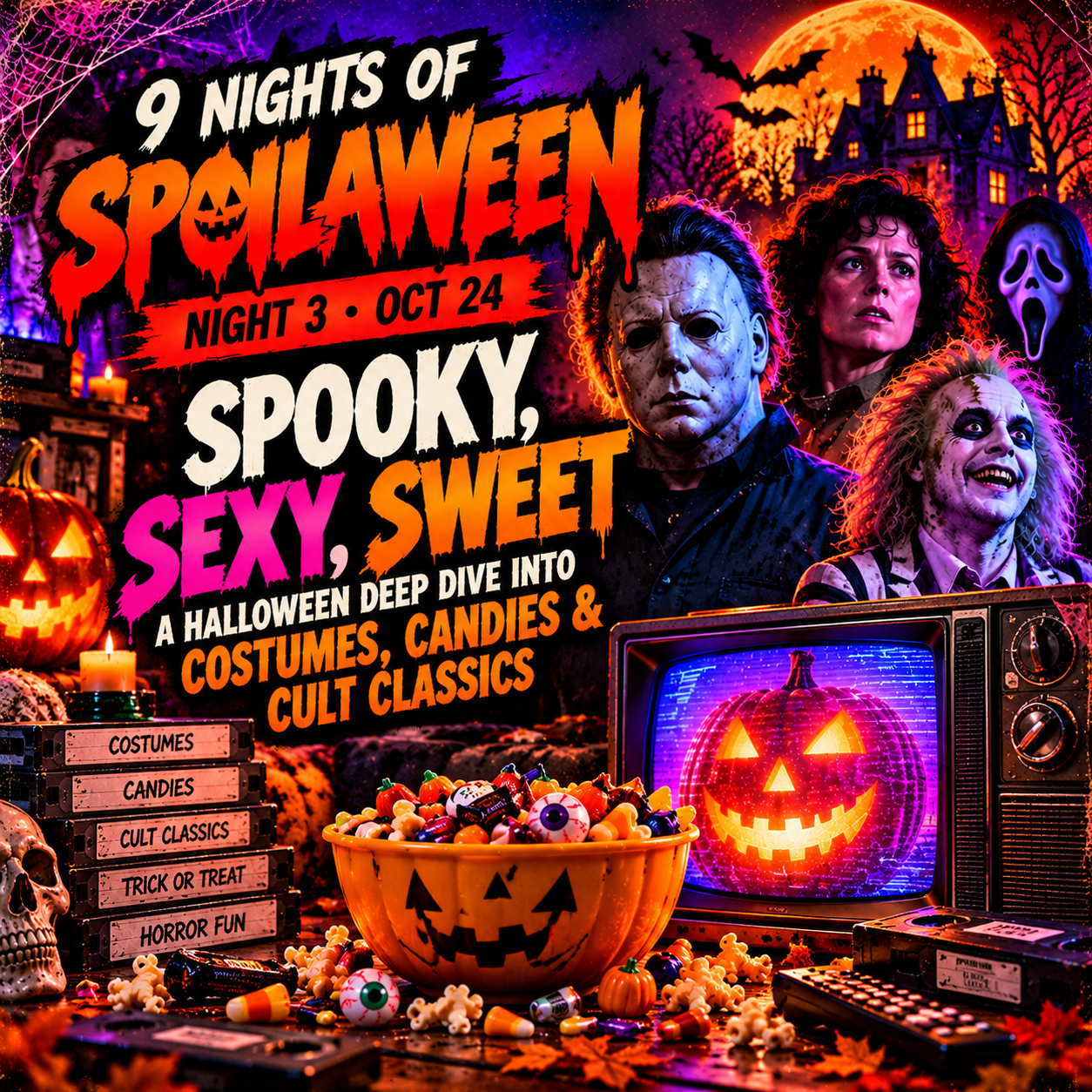 9 Nights of Spoilaween: Night 3 — Spooky, Sexy, Sweet 🍬
