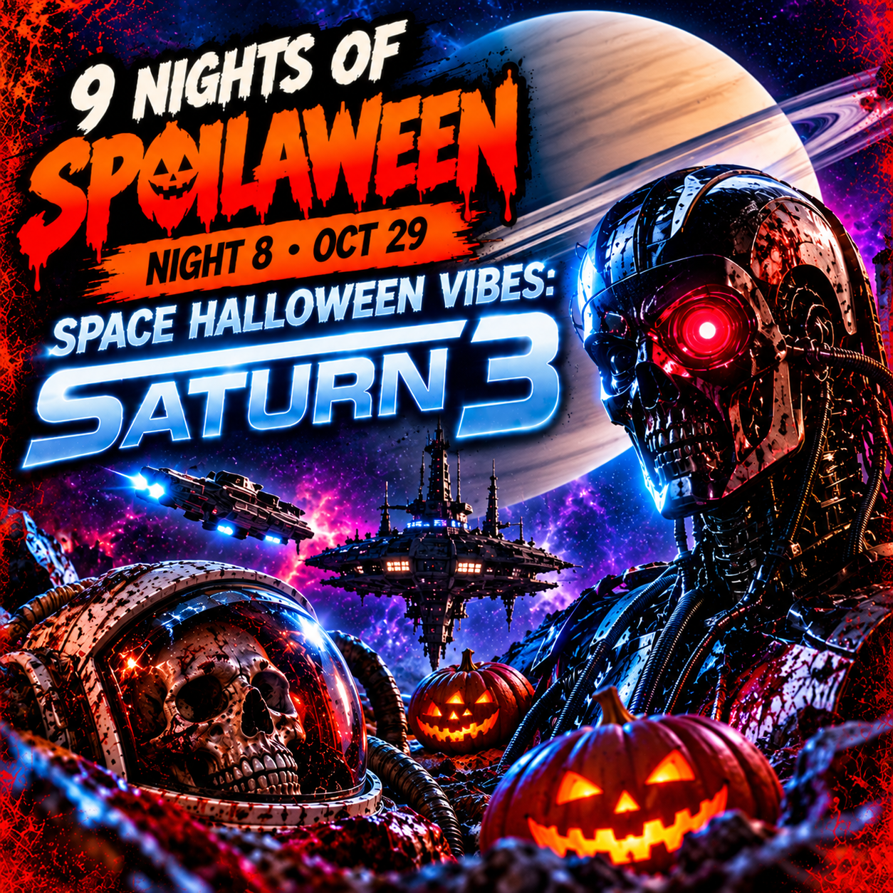 9 Nights of Spoilaween: Night 8 — Saturn 3 and the Killer Robot From Relationship Hell 🤖