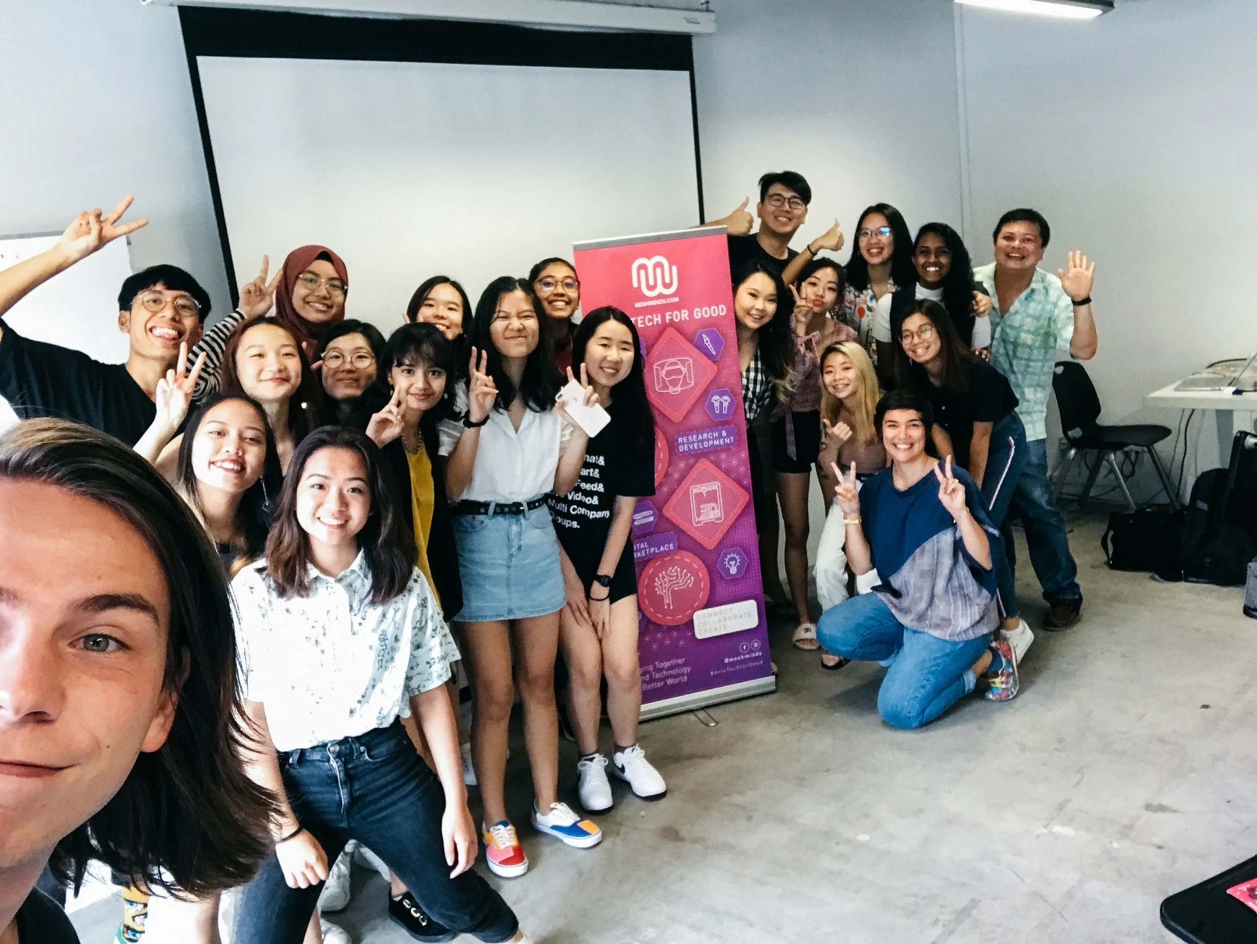 29 May 2019 - MeshMinds with Art Business Management students from Ngee Ann Polytechnic.