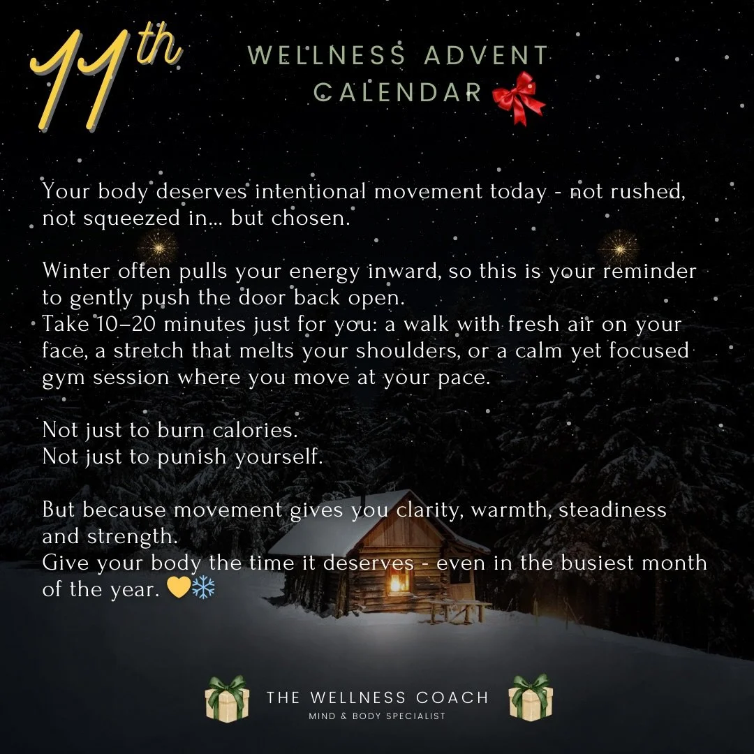 Hello and happy Advent Day! 🎄 I&rsquo;m sharing daily mind &amp; body guidance around health, trauma healing, anxiety therapy and simple ways to feel good! Enjoy. 🎁 

#MentalWellbeing #AnxietySupport #TraumaHealing #MindBodyConnection
#HolisticHeal