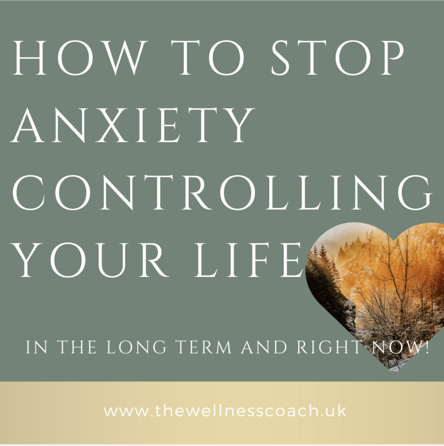 Self Help: How to stop anxiety
