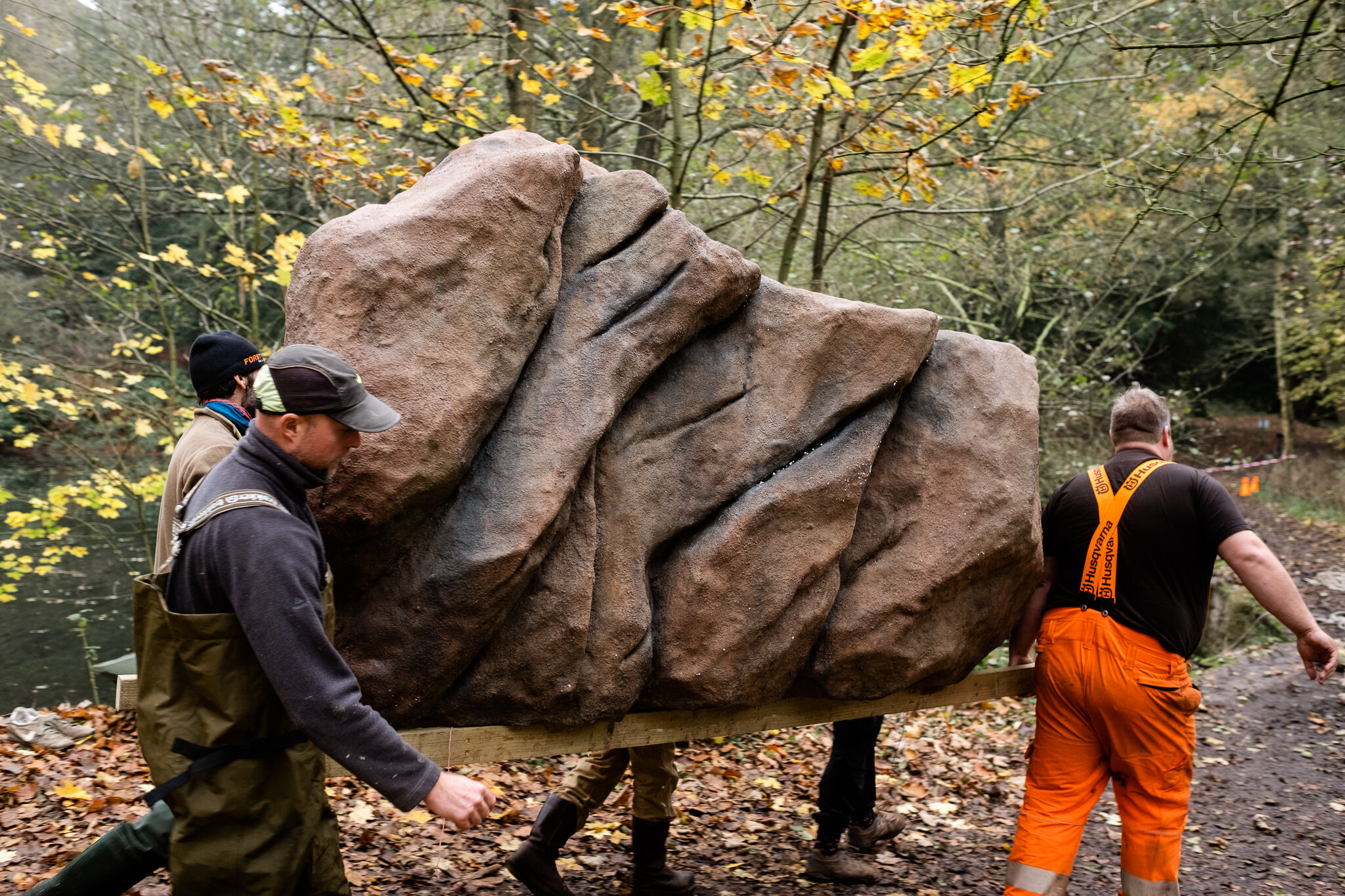 A Rock Above Water: The Installation