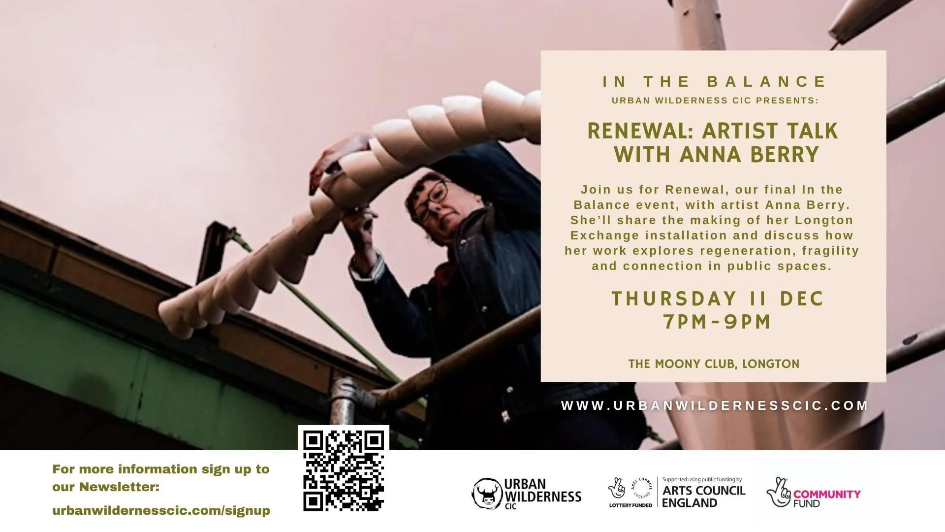 In The Balance: Renewal - Artist Talk with Anna Berry