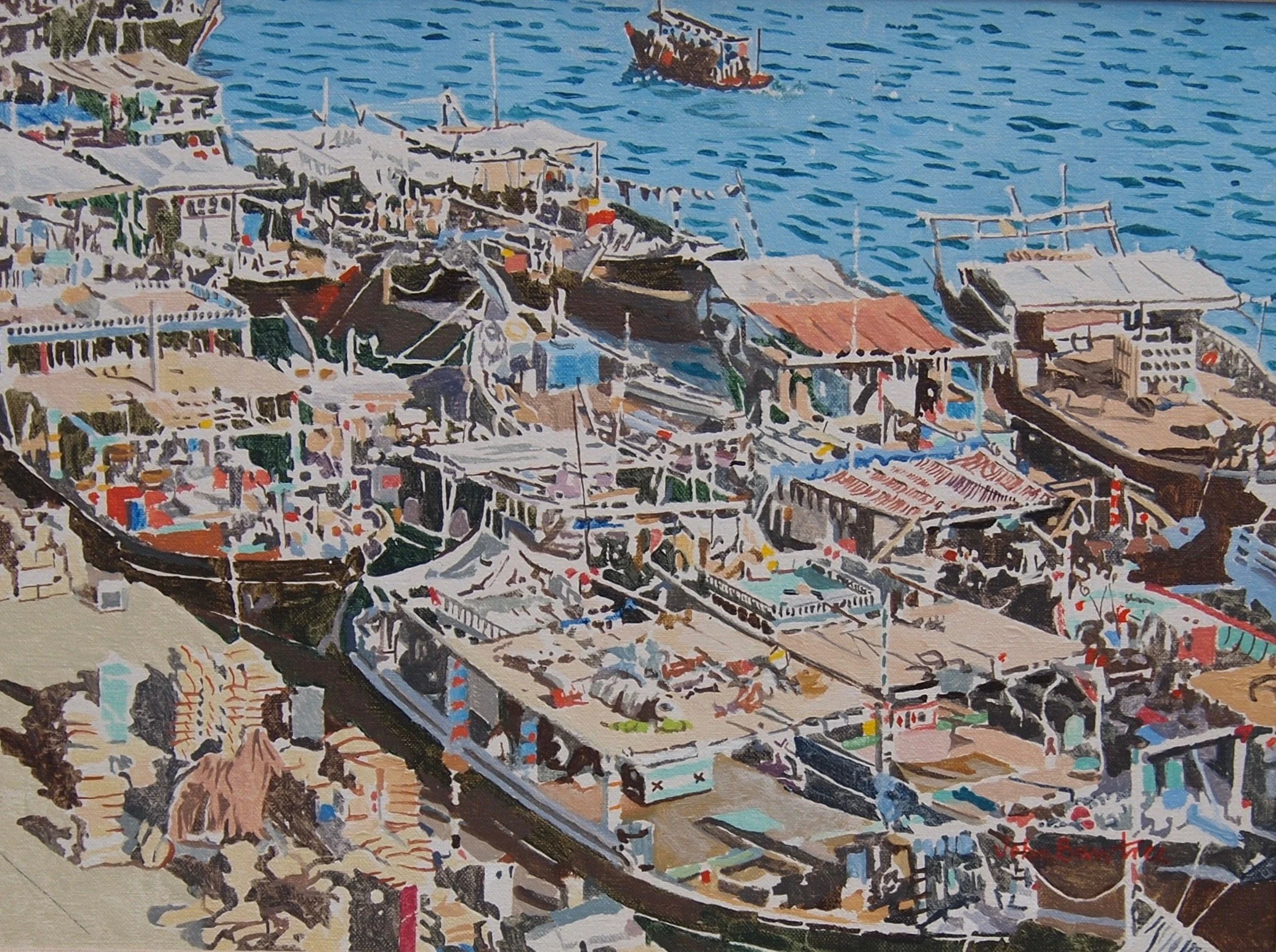 Boats on Dubai Creek