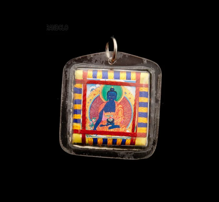 Amulette Tibétaine de protection du Bouddha de Médecine