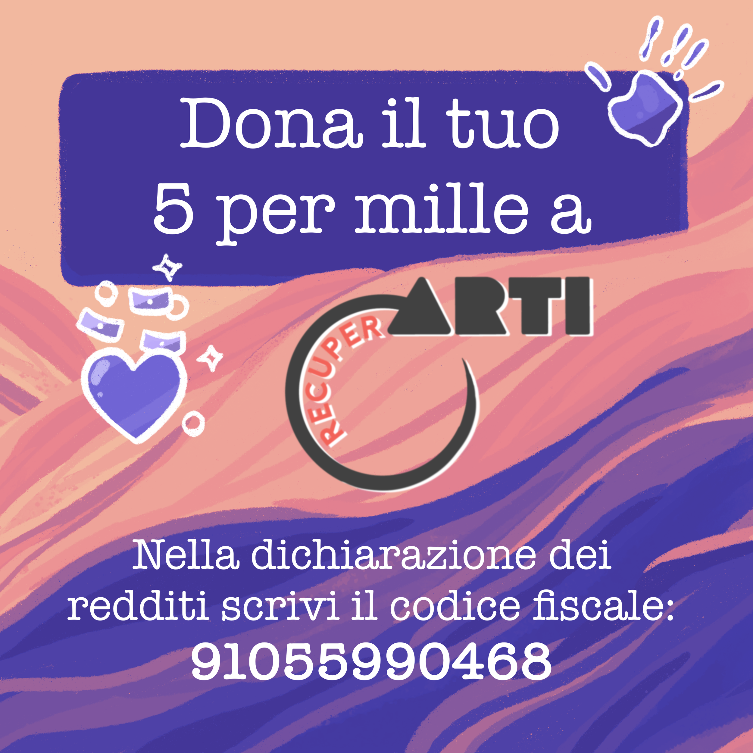 Dona il tuo 5 per mille a RecuperARTI!