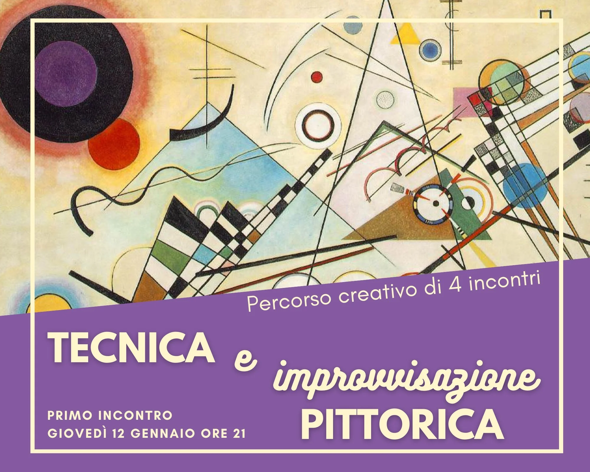 Tecnica e Improvvisazione Pittorica con Elena Bacigalupi