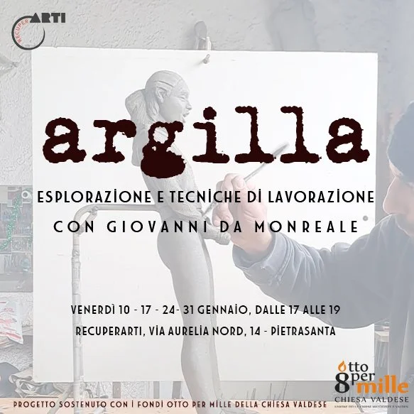 ARGILLA - esplorazione e tecniche di lavorazione con Giovanni da Monreale
