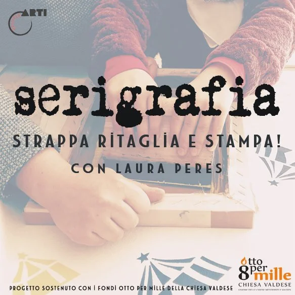 SERIGRAFIA - strappa ritaglia e stampa! con Laura Peres