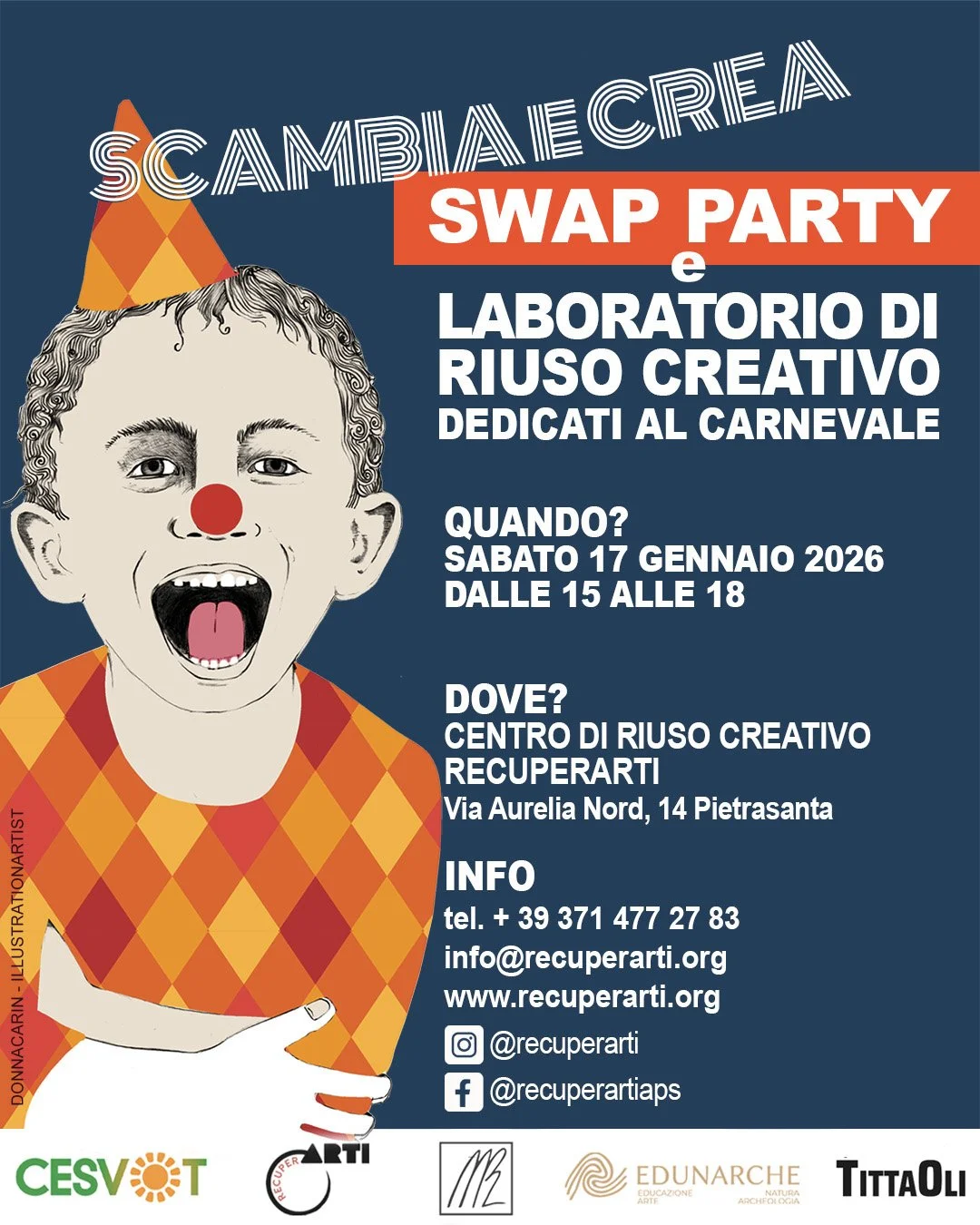Scambia e Crea – Swap Party e Laboratori di Riuso Creativo