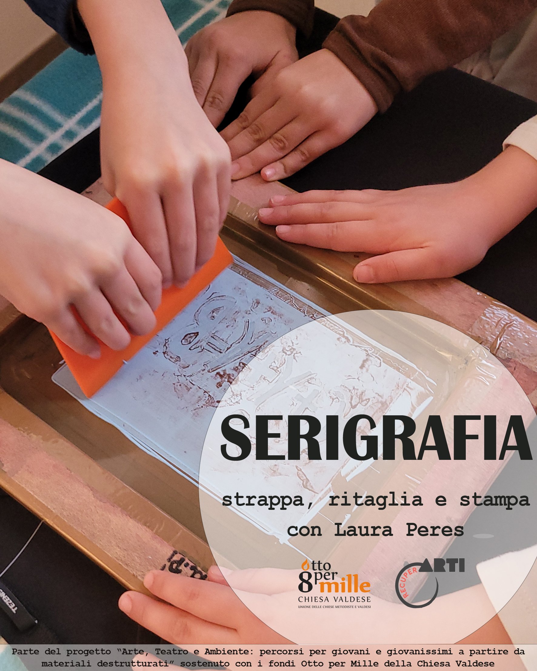 SERIGRAFIA - strappa ritaglia e stampa! con Laura Peres