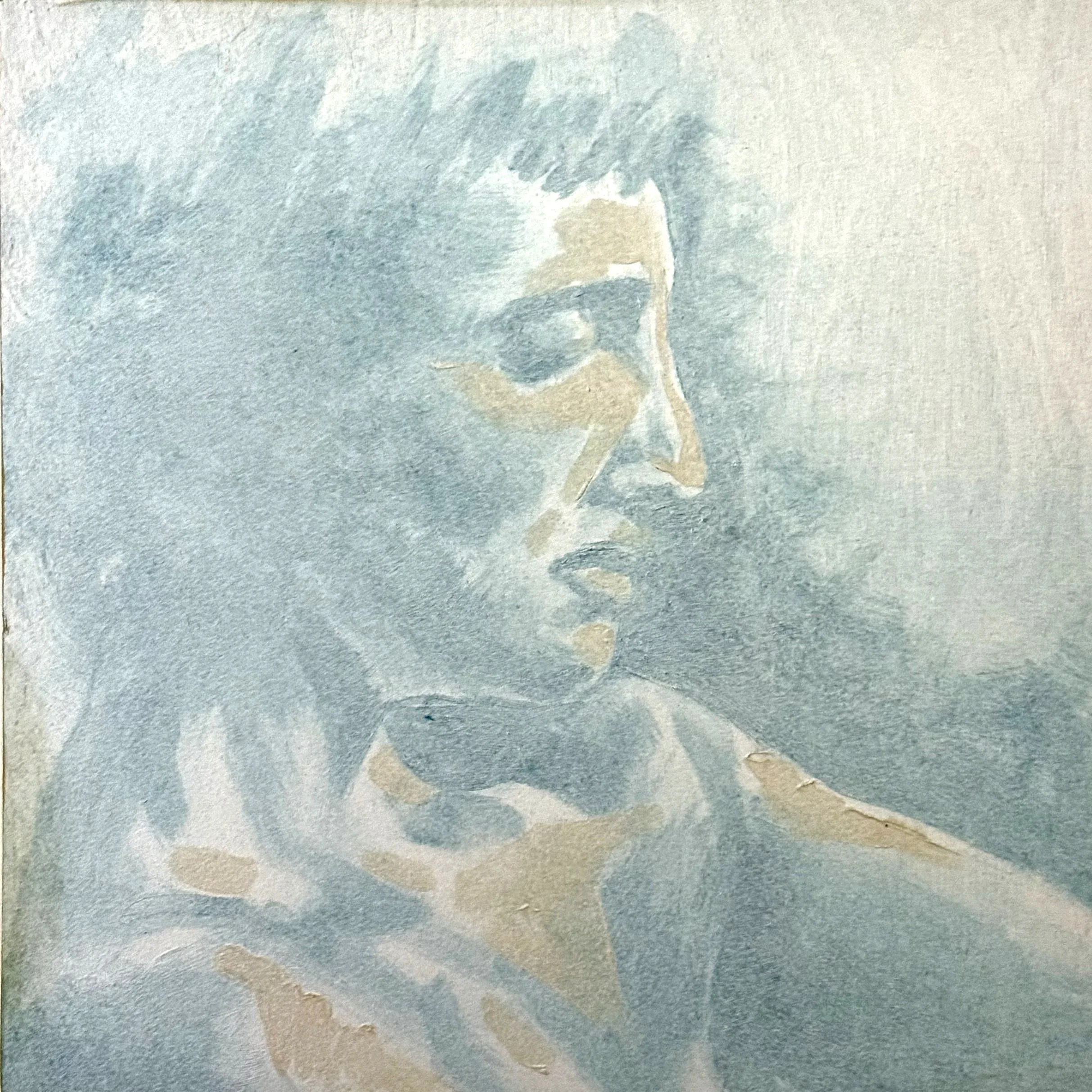 ANONYMOUS NO.1 (305mm x 305mm, house paint on wood)