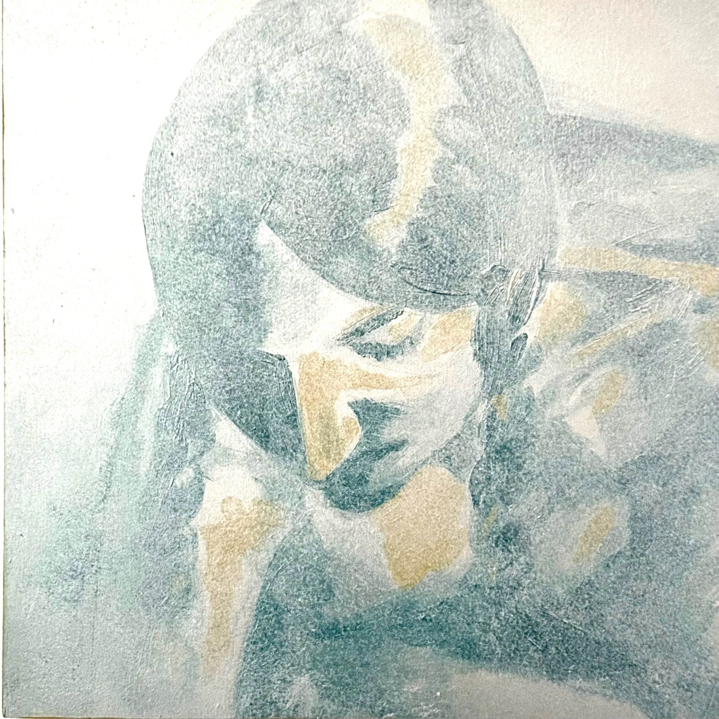 ANONYMOUS NO.5 (305mm x 305mm, house paint on wood)
