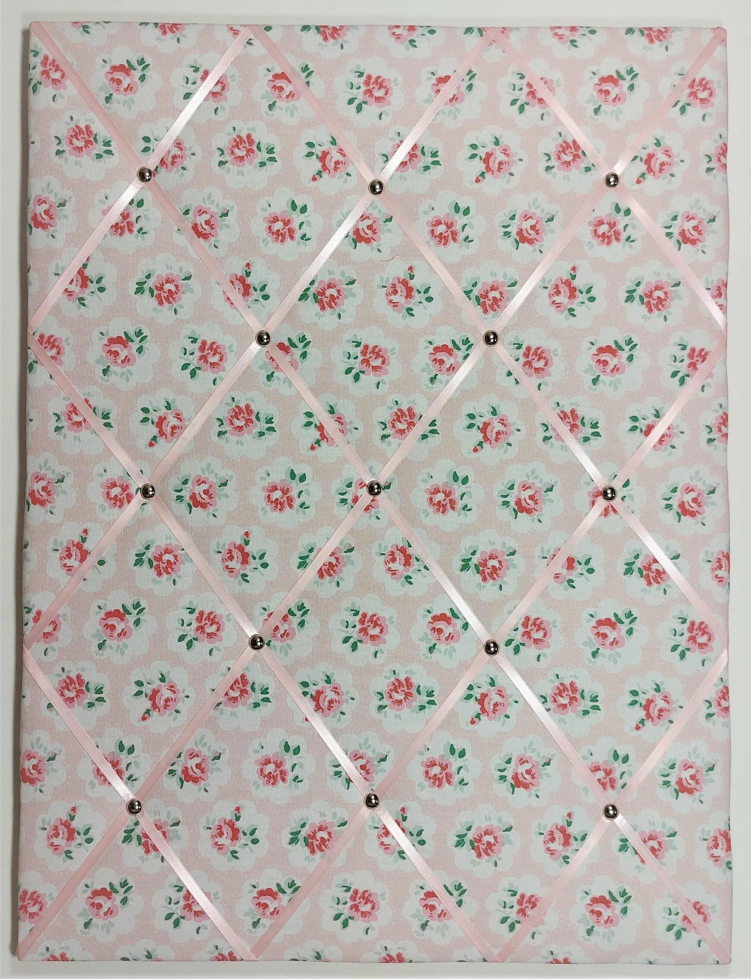 【Official UK Import – Cath Kidston】Cotton Light Canvas Fabric ＜Provence Rose Pink＞
