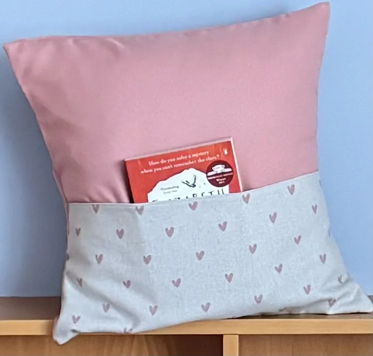 Sophie Allport Hearts Reading Book Cushion