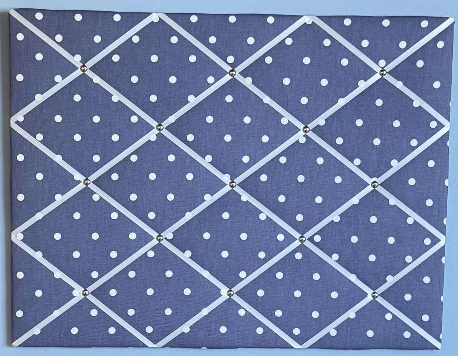 Denim Full Spot Notice Board - Prestigious Textiles - LARGE