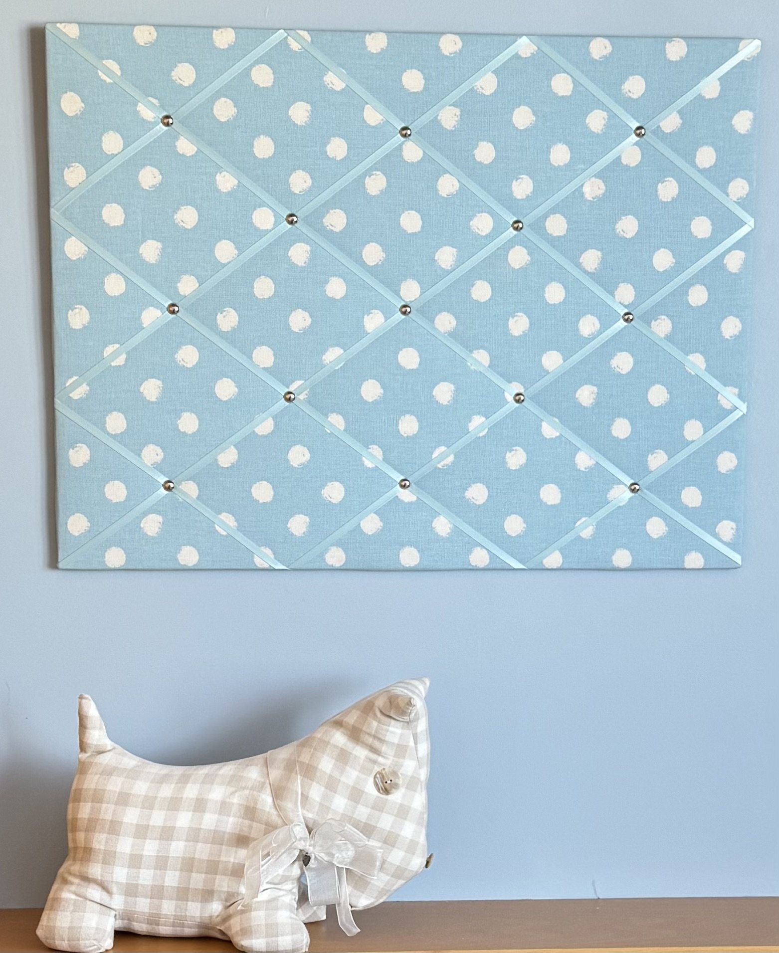 Blue Splodge Spot Notice Board - Cath Kidston - LARGE