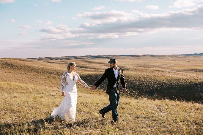 Blake + Nate married in the cherry county sandhills #ranchwedding #westernweddingmagazine #westernwedding