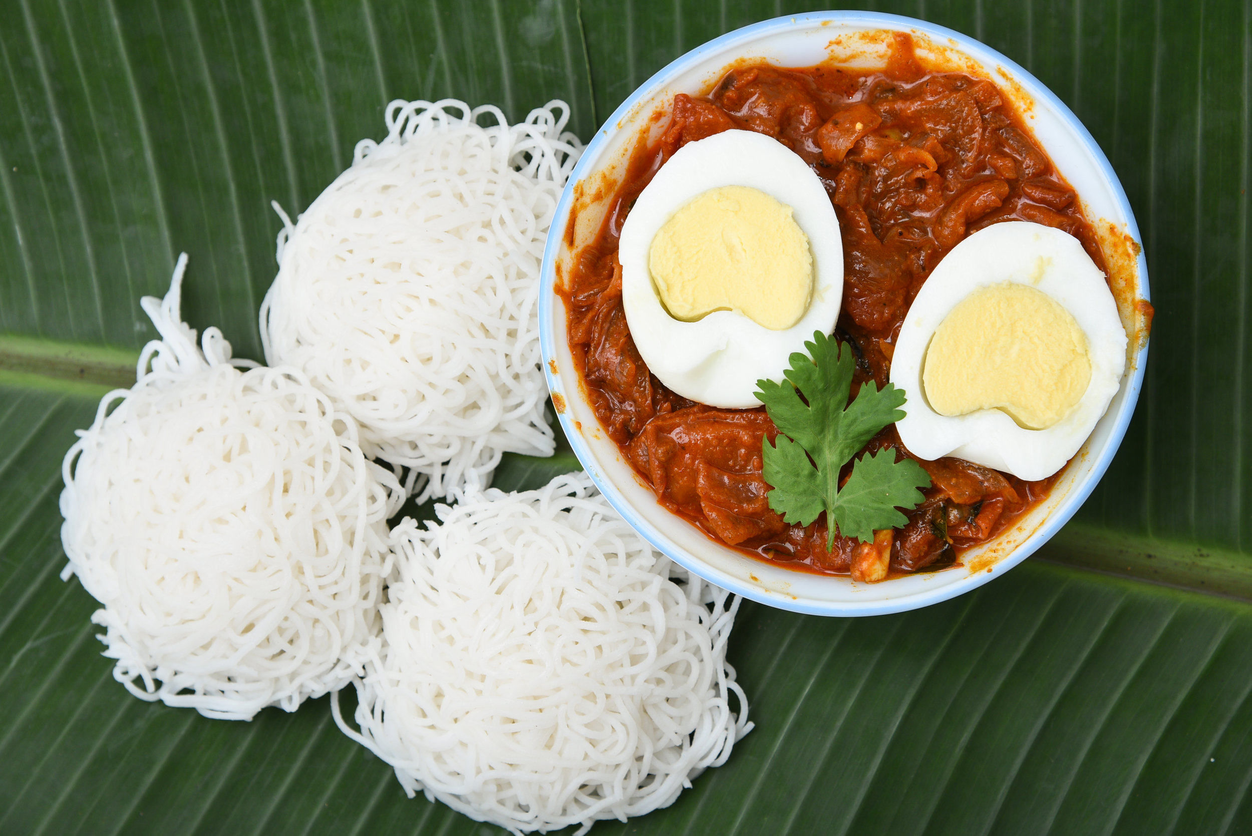 Idiyappam with curry