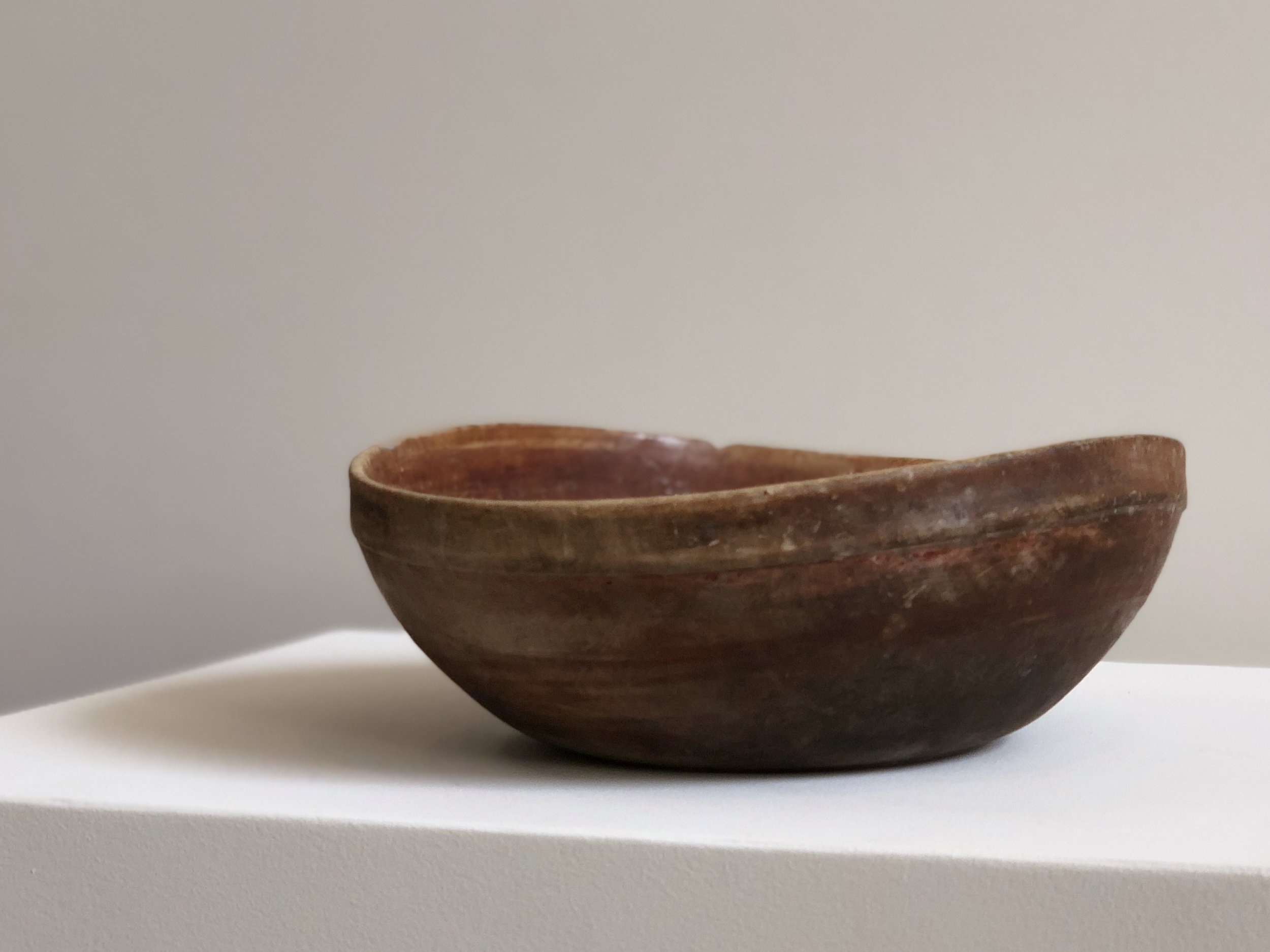 Root Bowl with Original Paint, Sweden 1800s