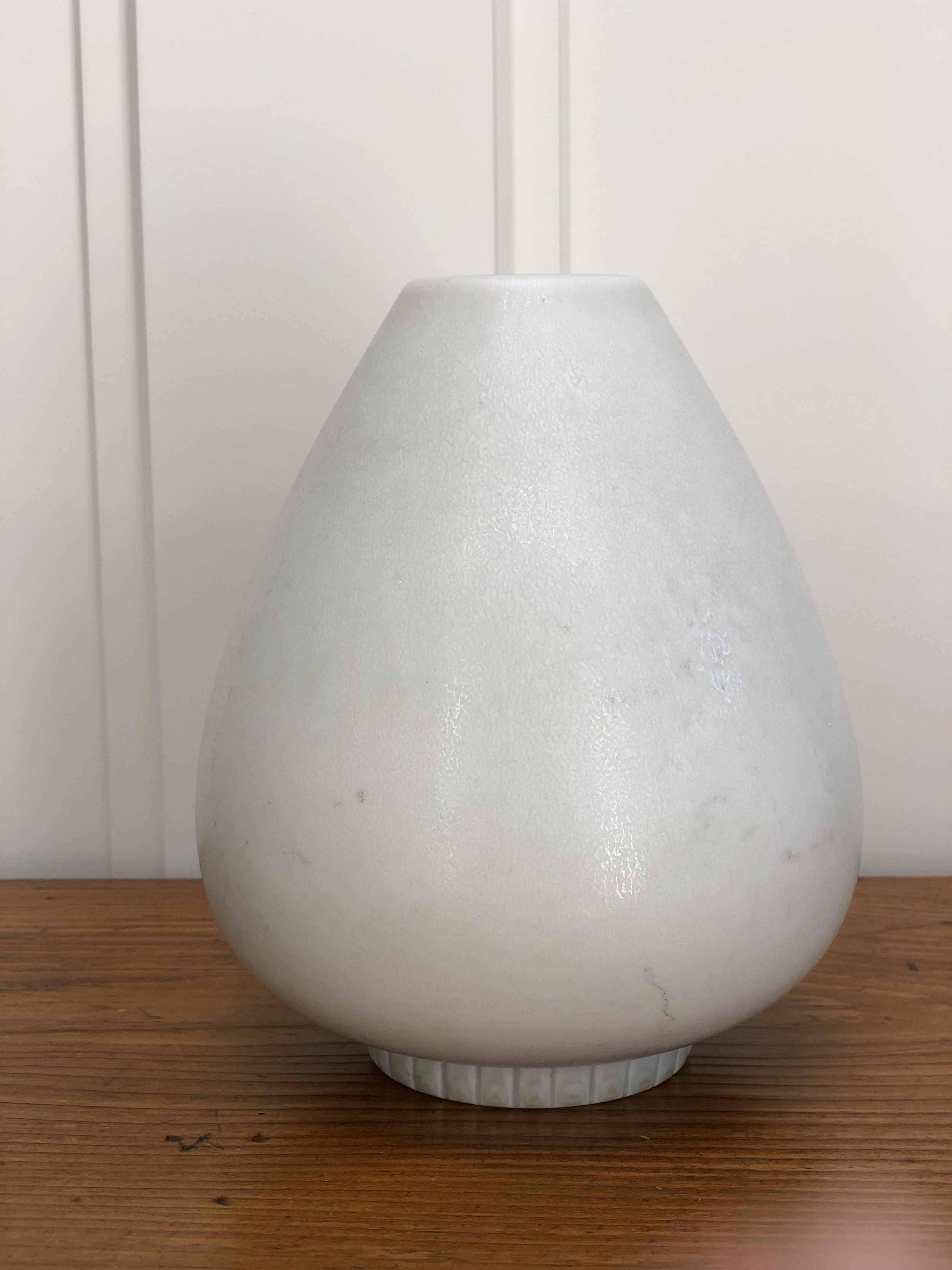 White Vase by Gunnar Nylund, Sweden 1950s
