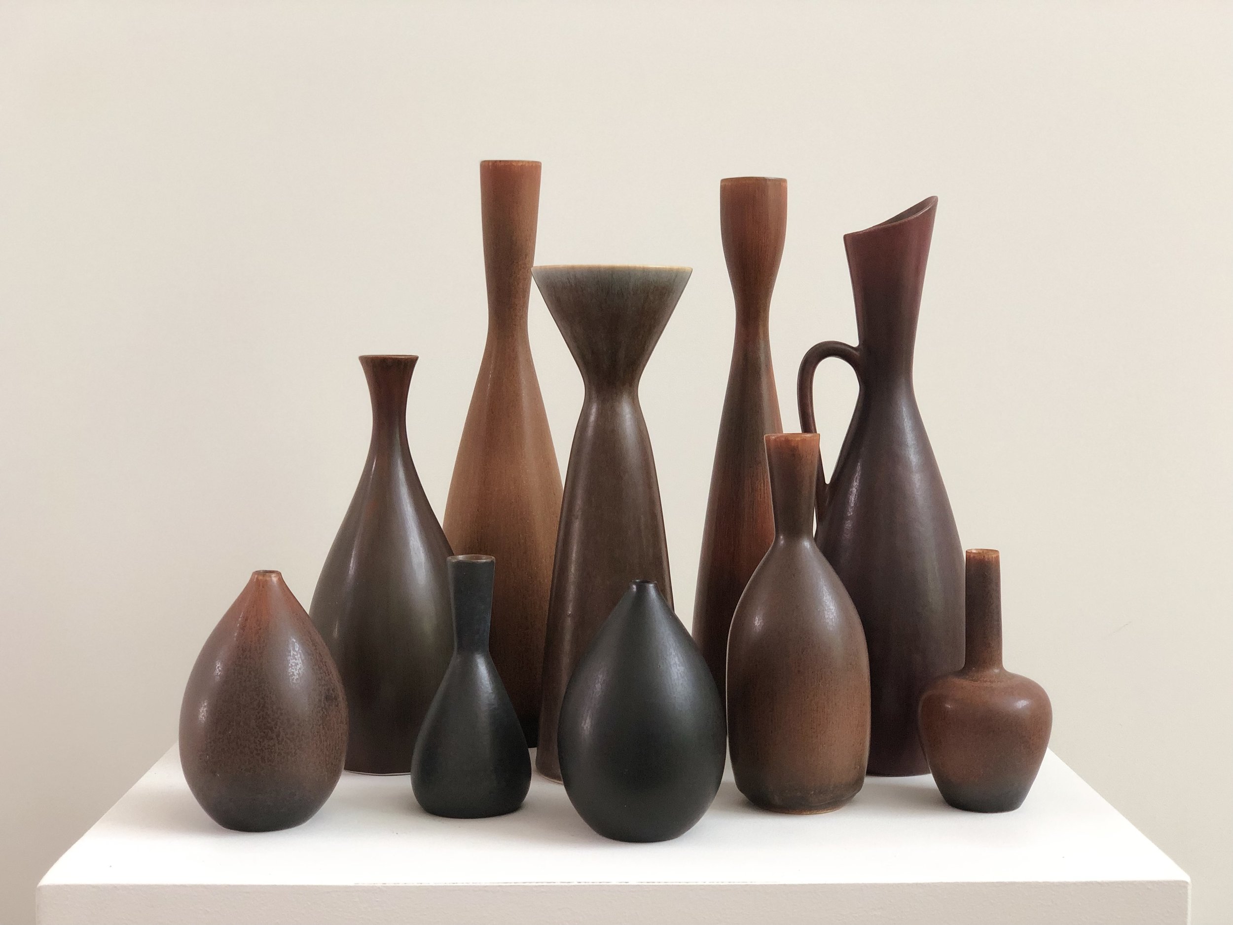 Collection of Vases by Carl-Harry Stalhane for Rorstrand, Sweden 1950s