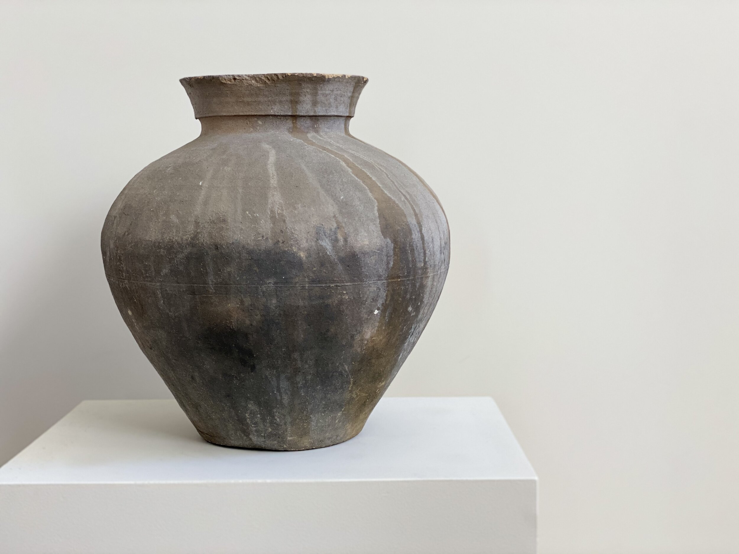 Spanish Ceramic Pot from the Pyrenees, 18th Century 12 1/2 inches tall ON HOLD
