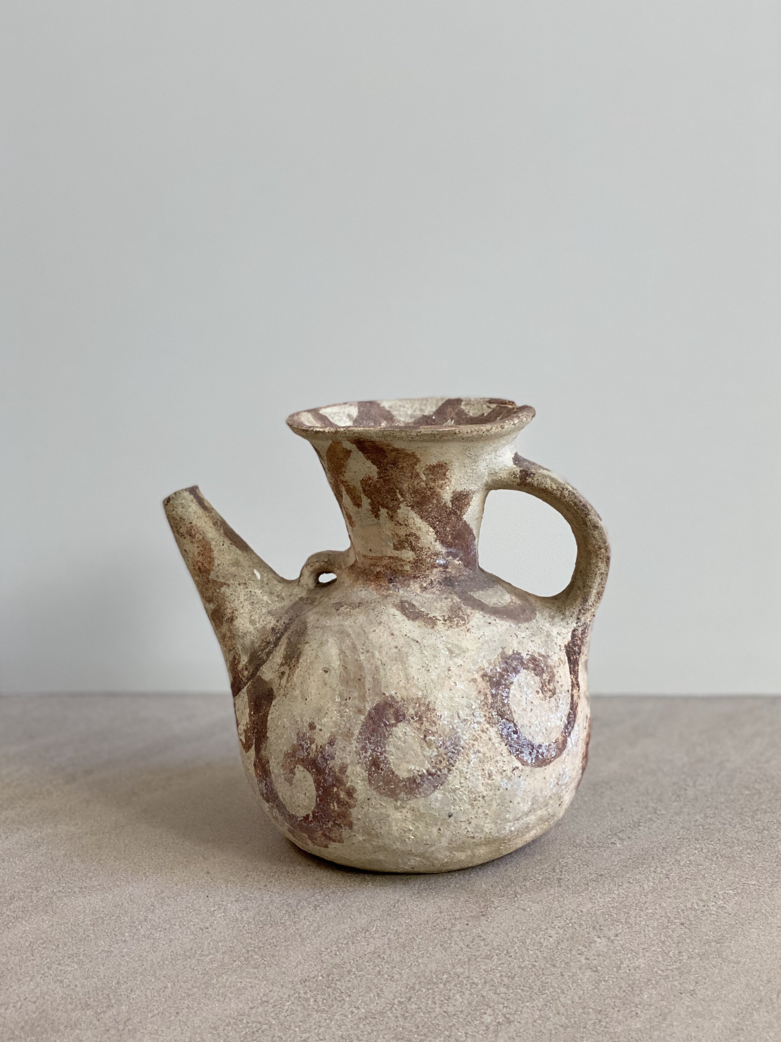 French Ceramic pitcher in the style of Picasso